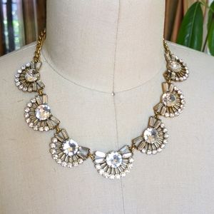 J. Crew adjustable length, crystal necklace